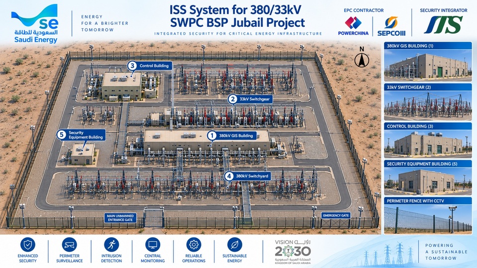 Project image placeholder: ISS System for 380/33kV SWPC BSP Jubail