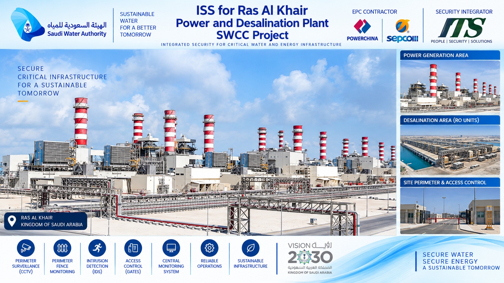Project image placeholder: ISS for Ras Al Khair Power and Desalination Plant