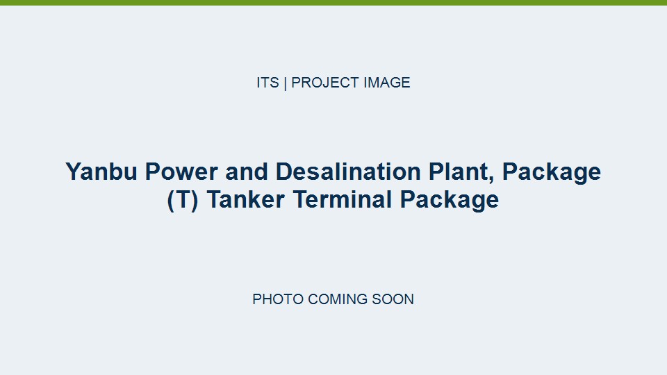 Project image placeholder: Yanbu (T) Tanker Terminal Package